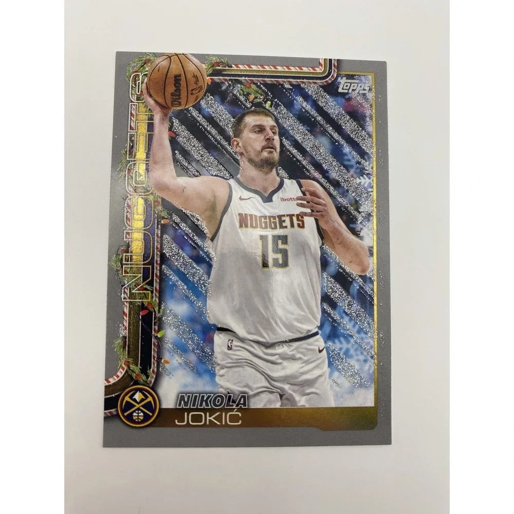2024-25 Topps Holiday Nuggets Lot Jokic Silver Glitter Braun Watson‎